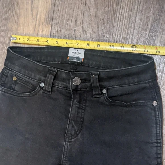 Black Mid-rise Skinny Carpenter Jeans - Picture 5 of 9